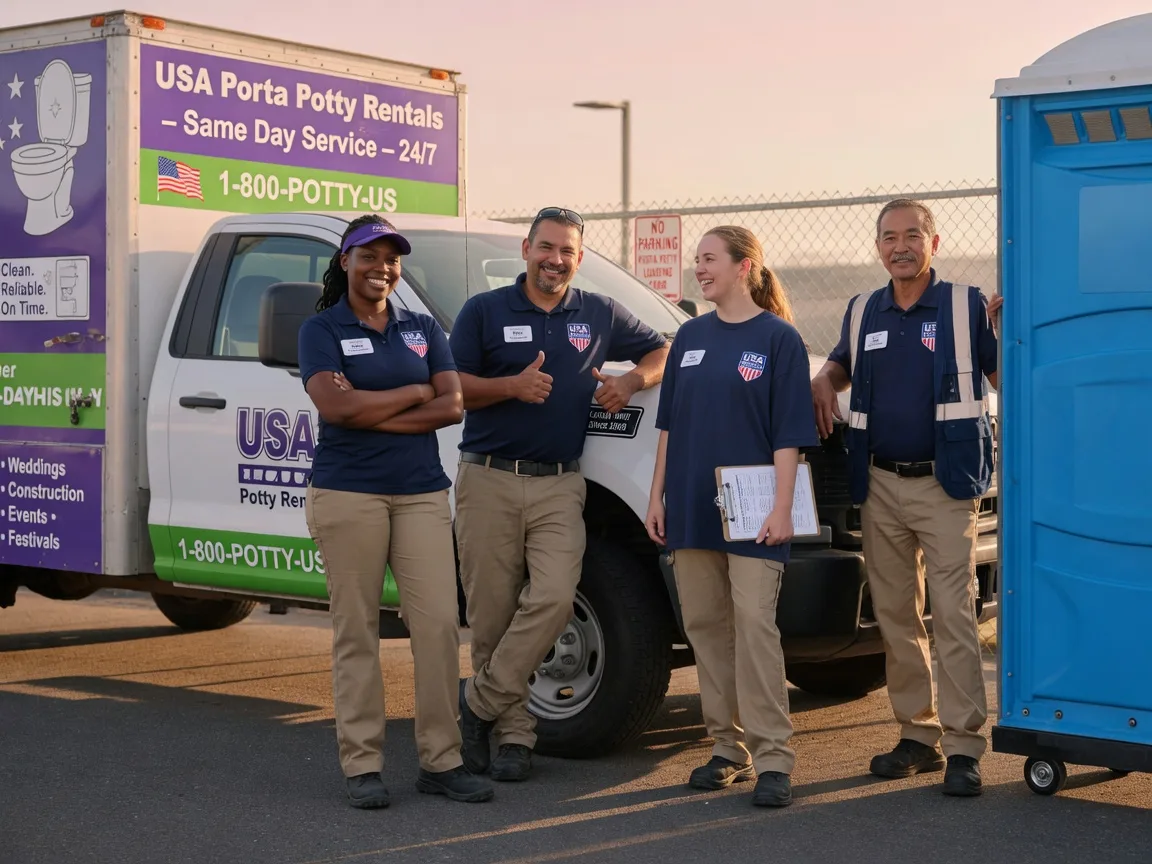 Porta Potty Rental company in Quincy, OH